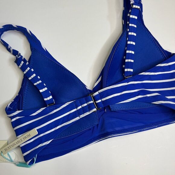 Sea Level Swim Australia Chamarel Square Neck Twist Front Bra Top. US 6 Swimsuit - Picture 4 of 6